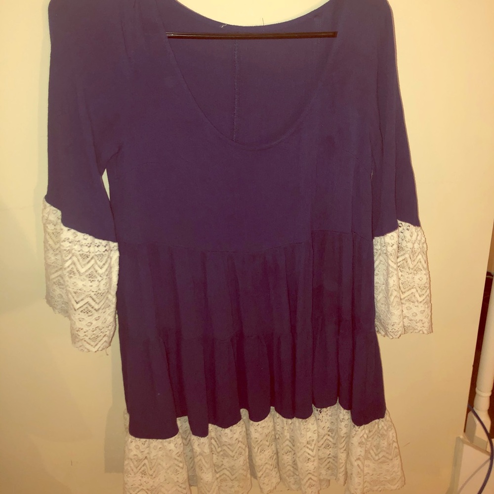 Blue dress